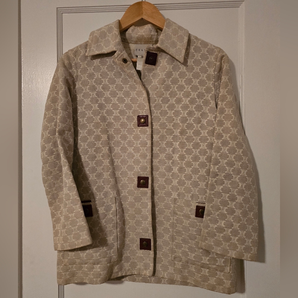 Vintage Celine Triomphe Coat Jacket